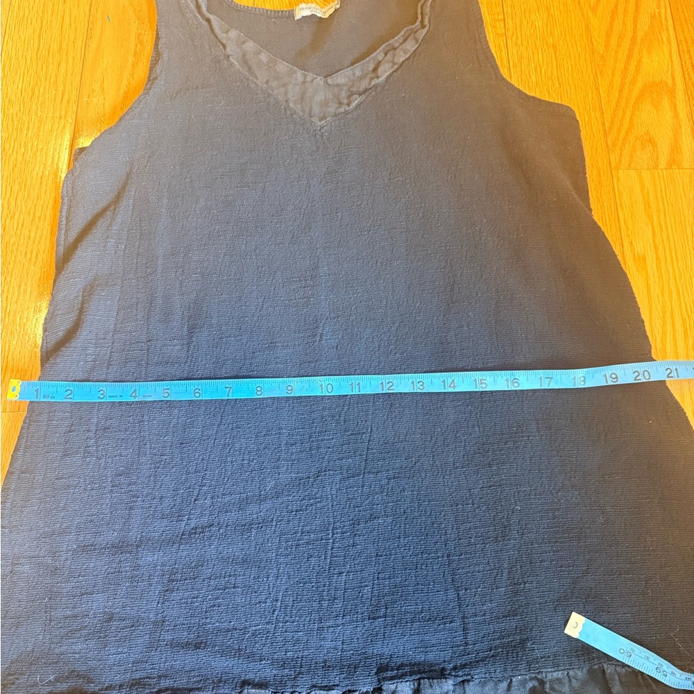 Linen + Cotton sundress/  Midi Dress - Picture 4 of 8
